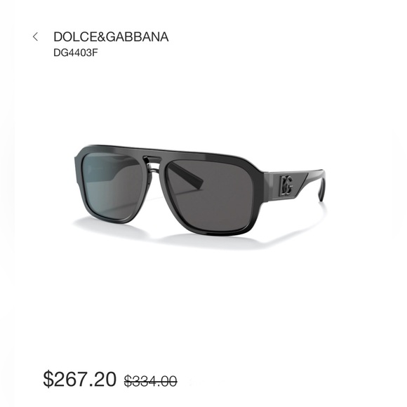 DOLCE & GABBANA aviator sunglasses, made in Italy main image 8